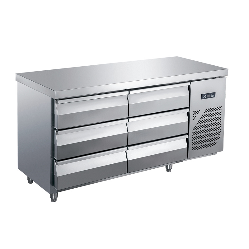 Six exhaust cold workbench (customizable)